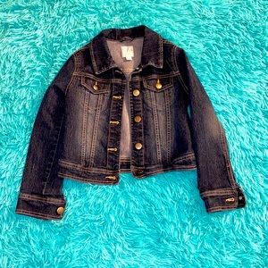 Dark denim jean jacket